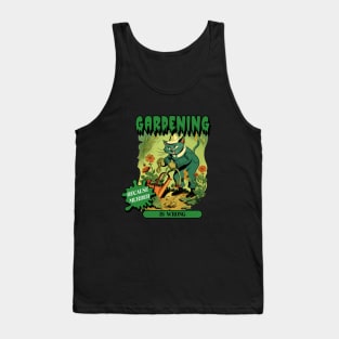 Gardening because murder, vintage poster Tank Top